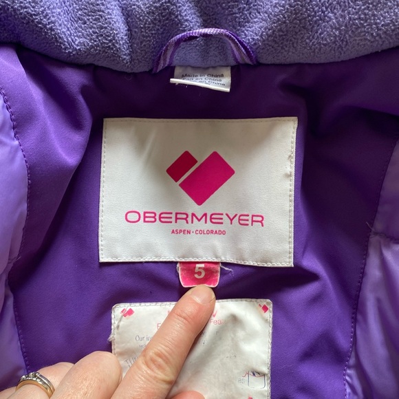 Obermeyer Kids Winter Coat Size 5 - Picture 2 of 7